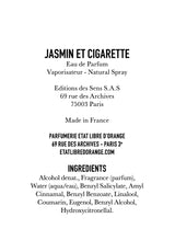 JASMIN ET CIGARETTE